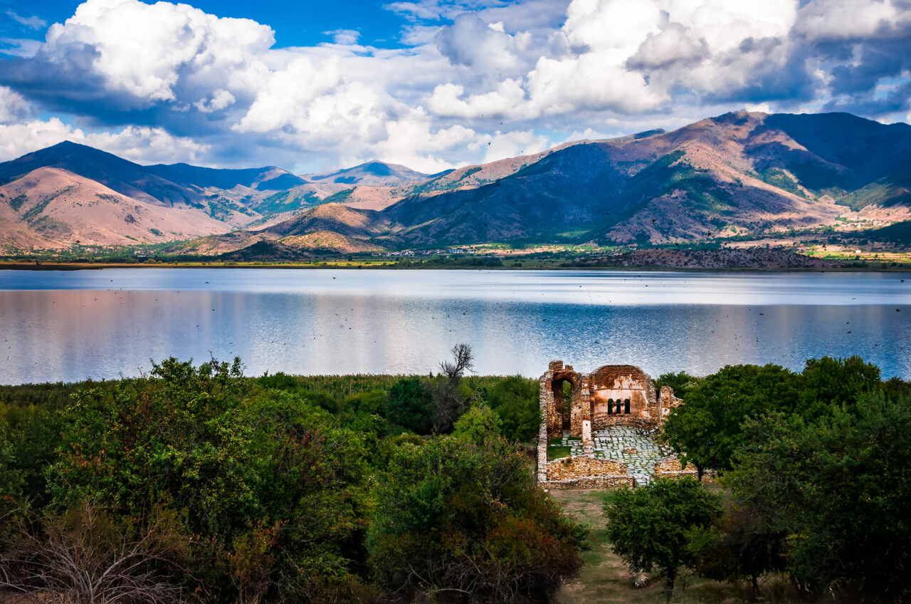 Agios Achillios basilica Βασιλική Αγίου Αχιλλείου, Macedonia, Greece